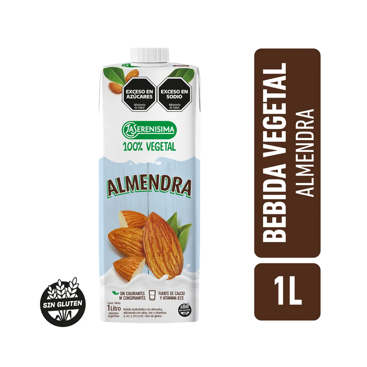 Alimento bebible a base de almendras La Serenísima 1 l.