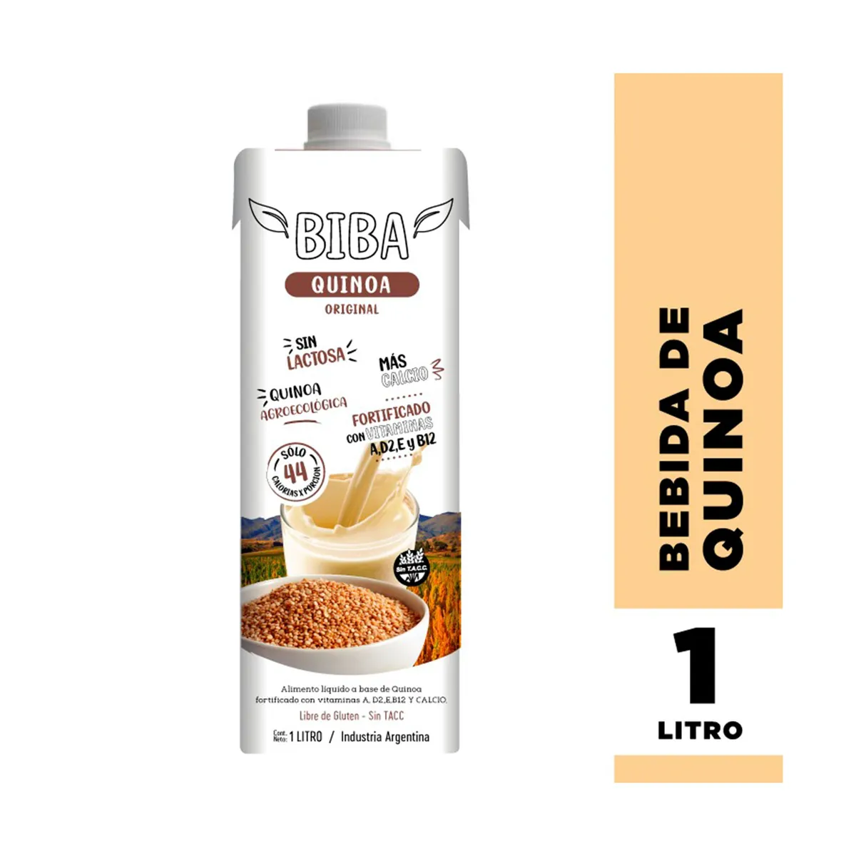 Bebida vegetal de quinoa Biba tetra 1 lt.