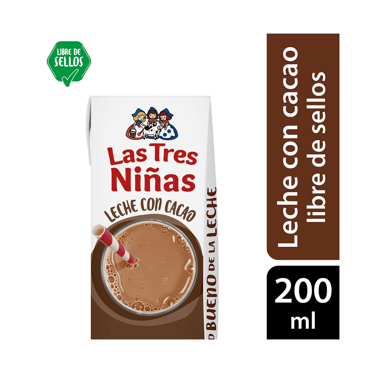 Leche chocolatada Las 3 niñas 200 cc.