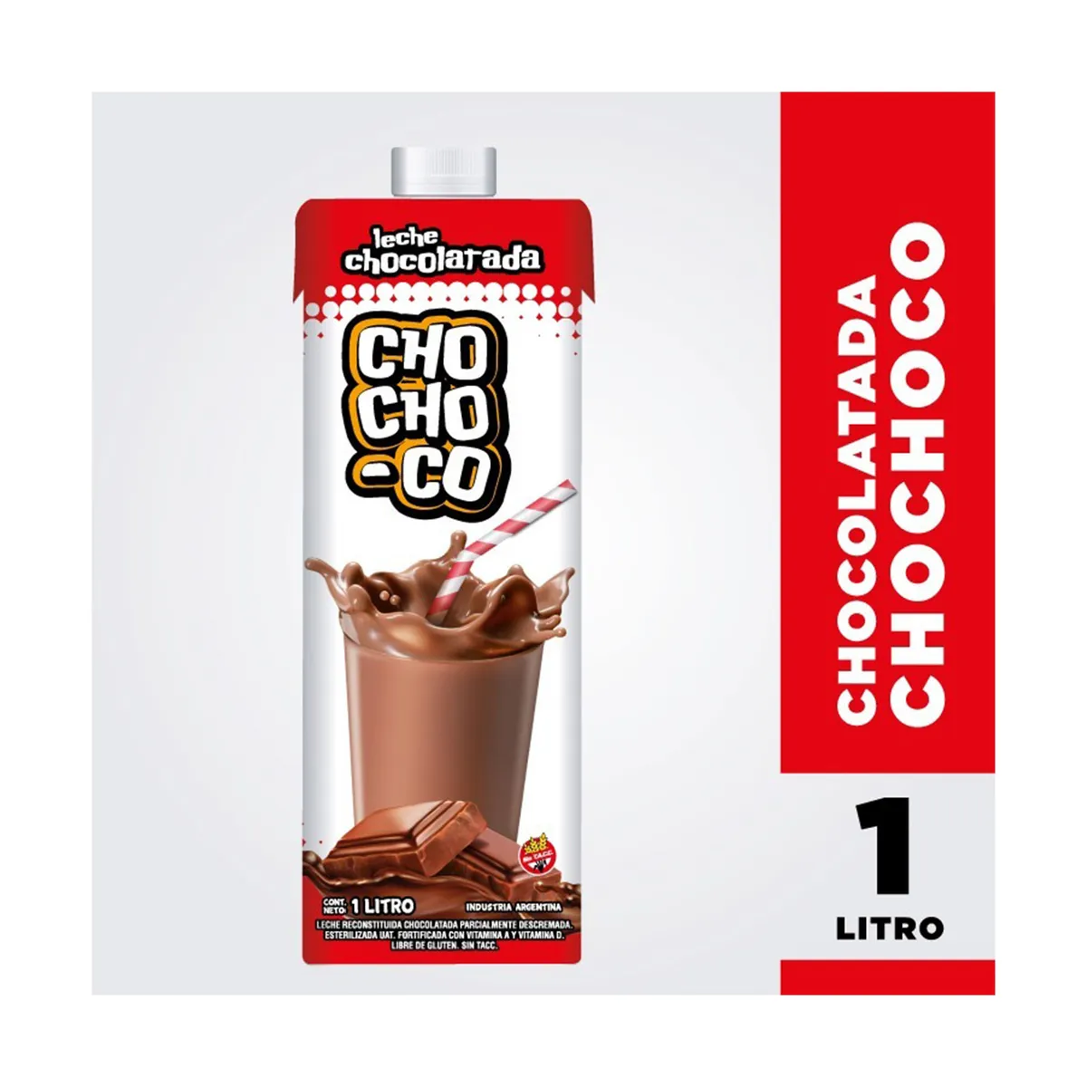 Leche chocolatada Chochoco tetra 1 lt.