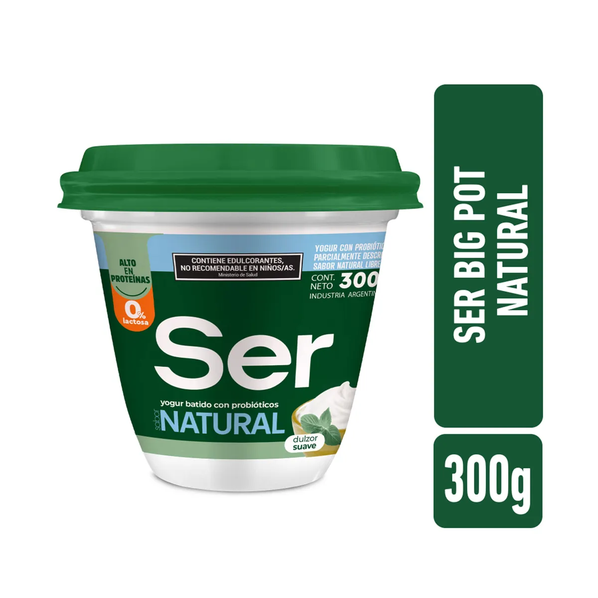 Yogur batido sabor natural Ser 300 grs