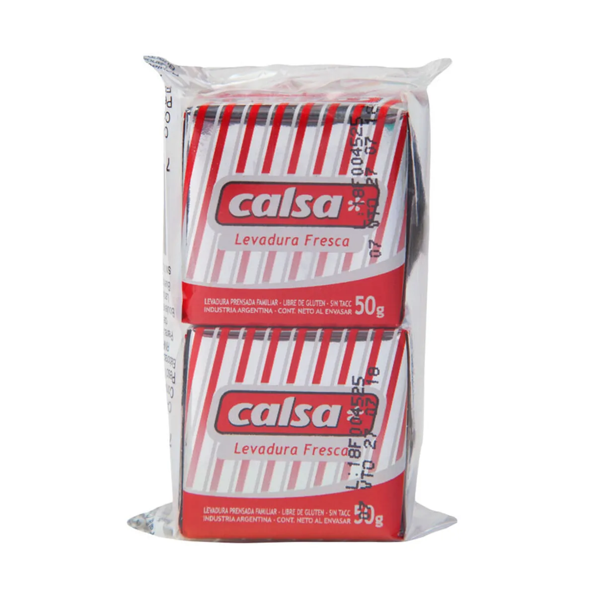 Levadura fresca prensada Calsa 2 x 50 g.