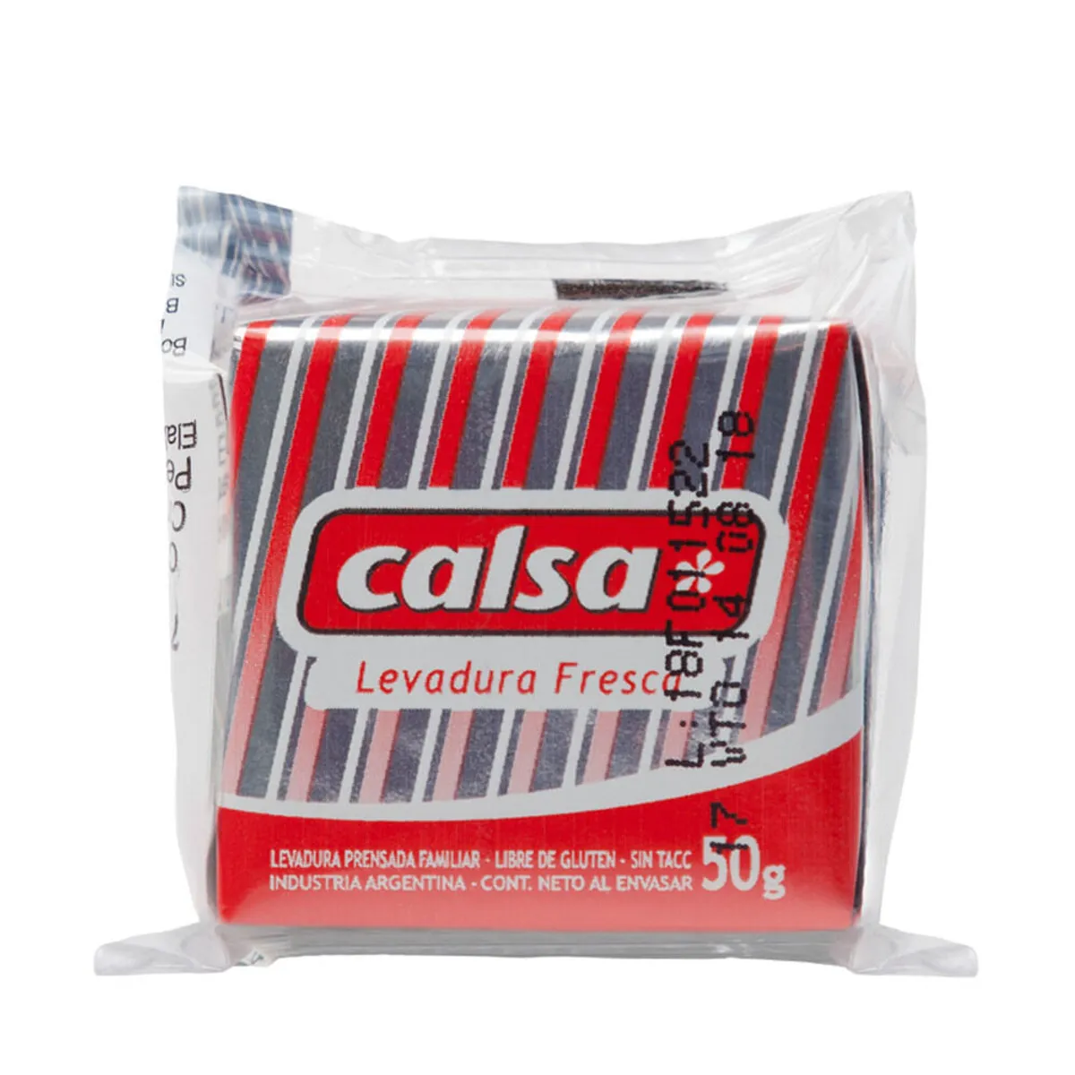 Levadura fresca prensada Calsa 50 g.