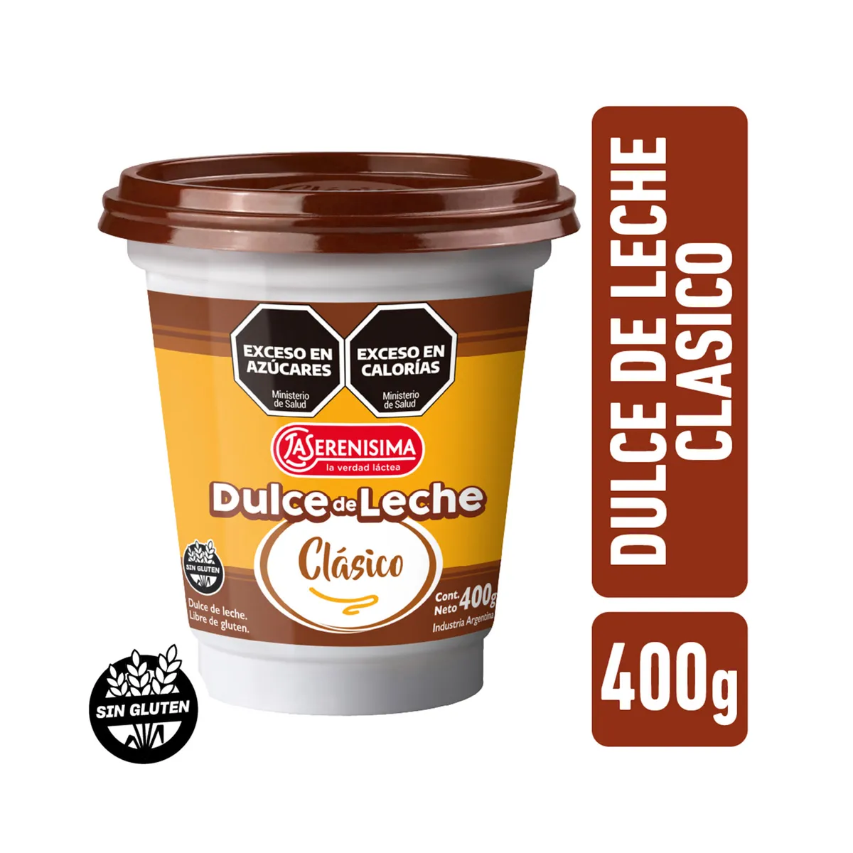Dulce de leche clásico La Serenísima 400 g.