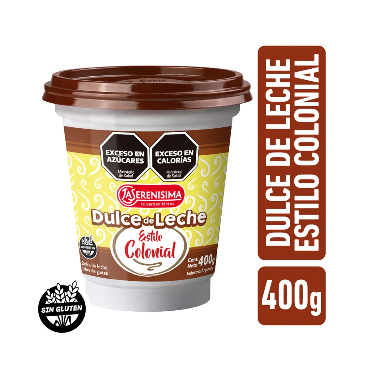 Dulce de leche La serenisima colonial 400 g.