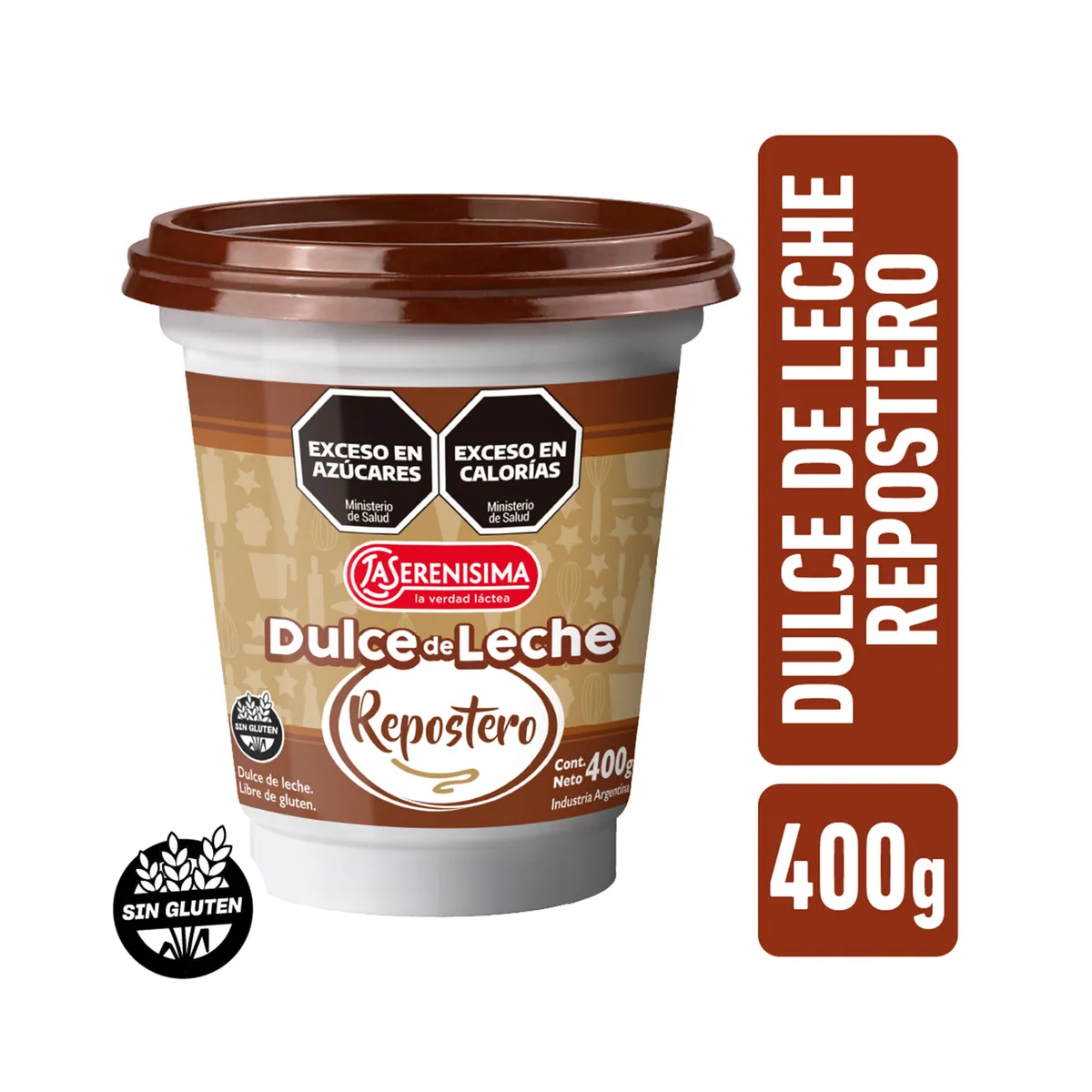 Dulce de leche repostero La Serenísima 400 g.