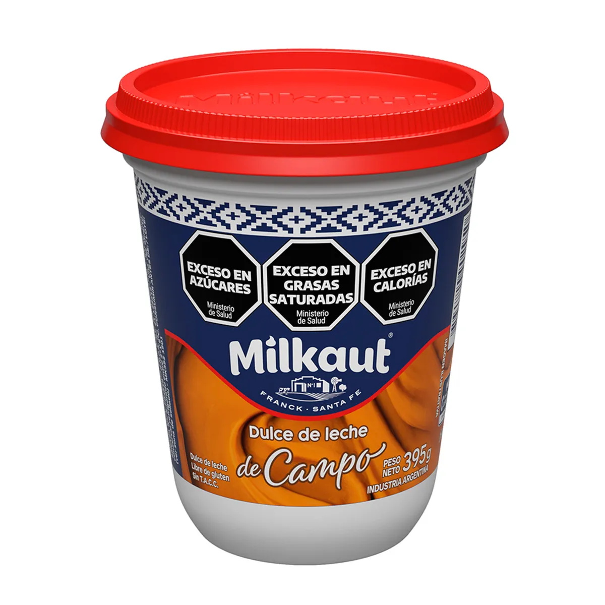 Dulce de leche de campo Milkaut familiar 395 g.