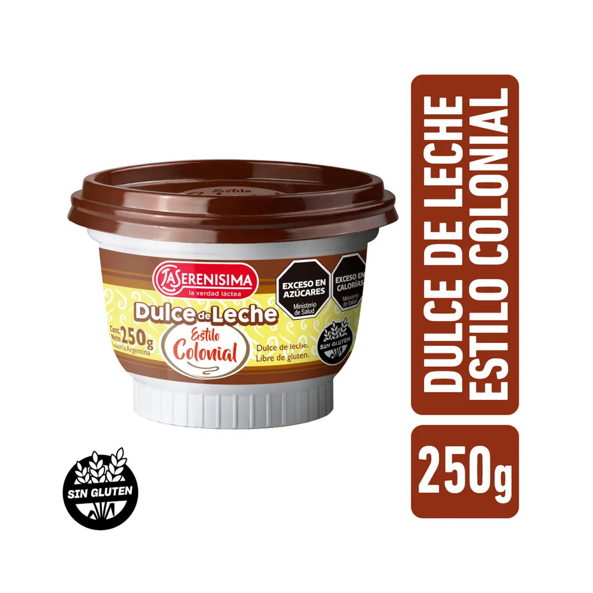 Dulce de leche La serenisima colonial 250 g.