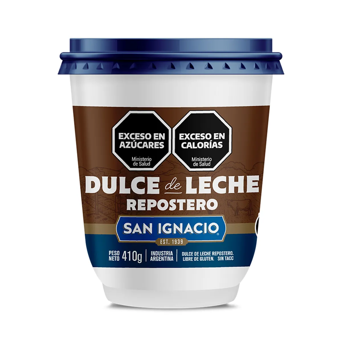 Dulce de leche repostero San ignacio en pote 410 g.