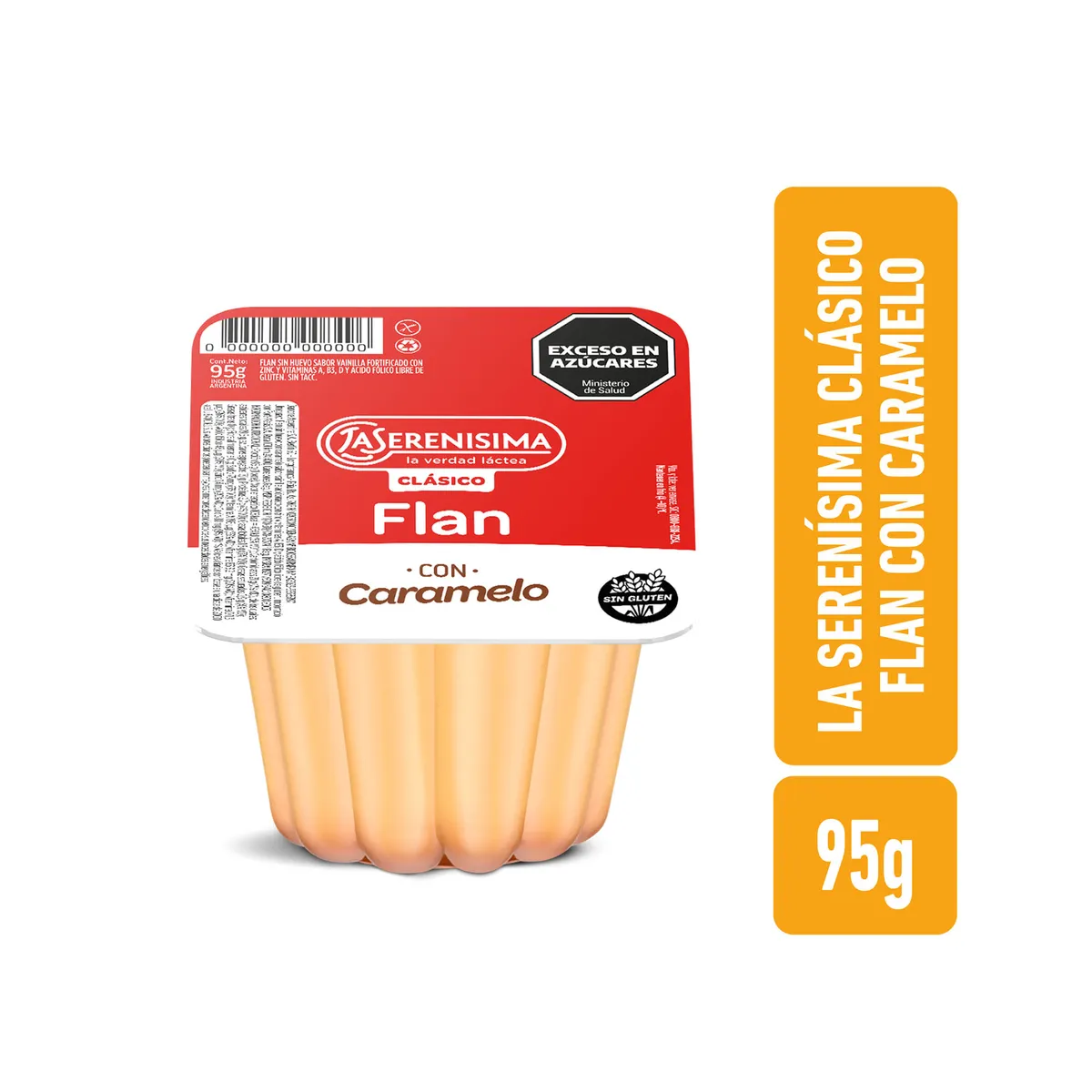 Flan vainilla La Serenisima clásico 95 grs