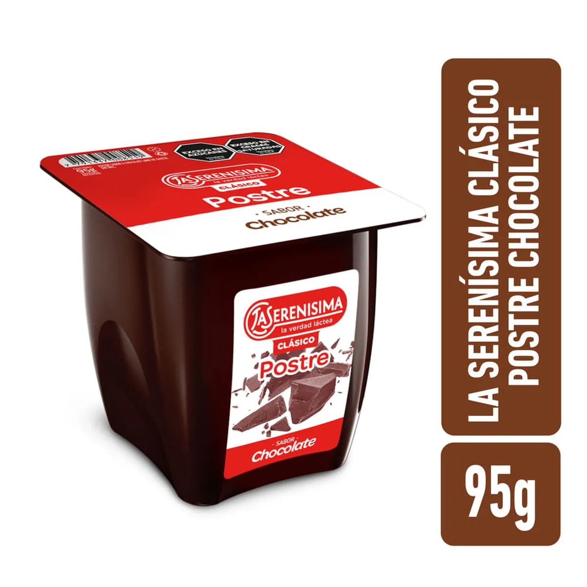 Postre chocolate La Serenísima clásico 95 grs