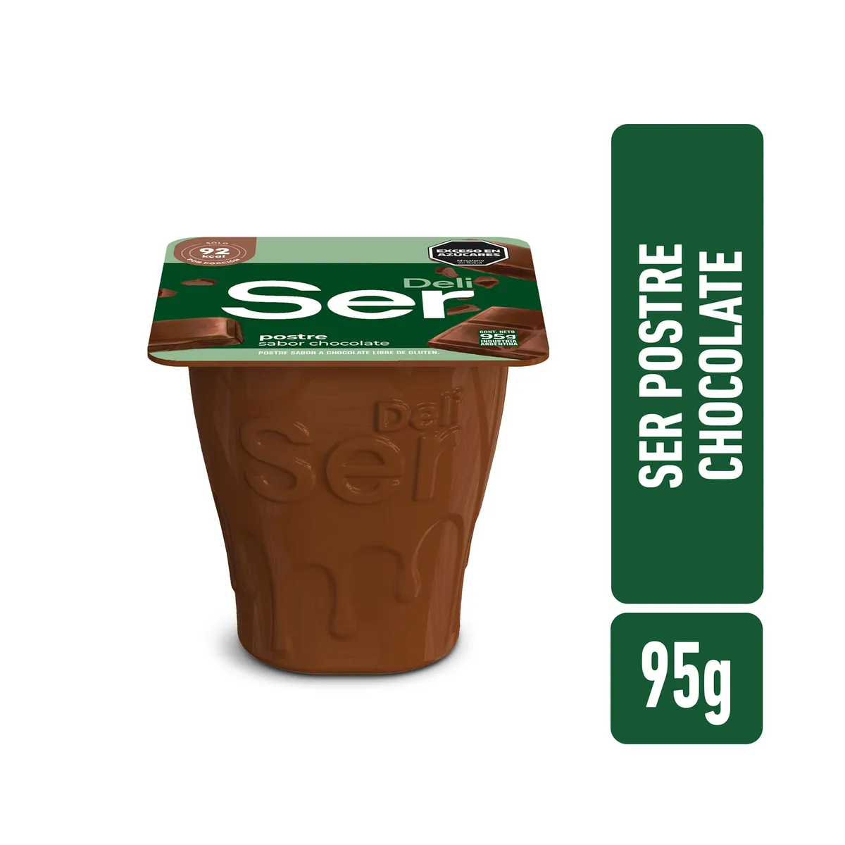 Postre deli de chocolate Ser en pote 95 g.