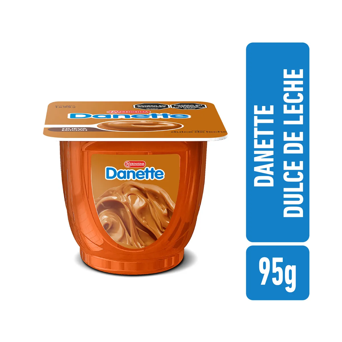 Postre dulce de leche Danette 95 g.