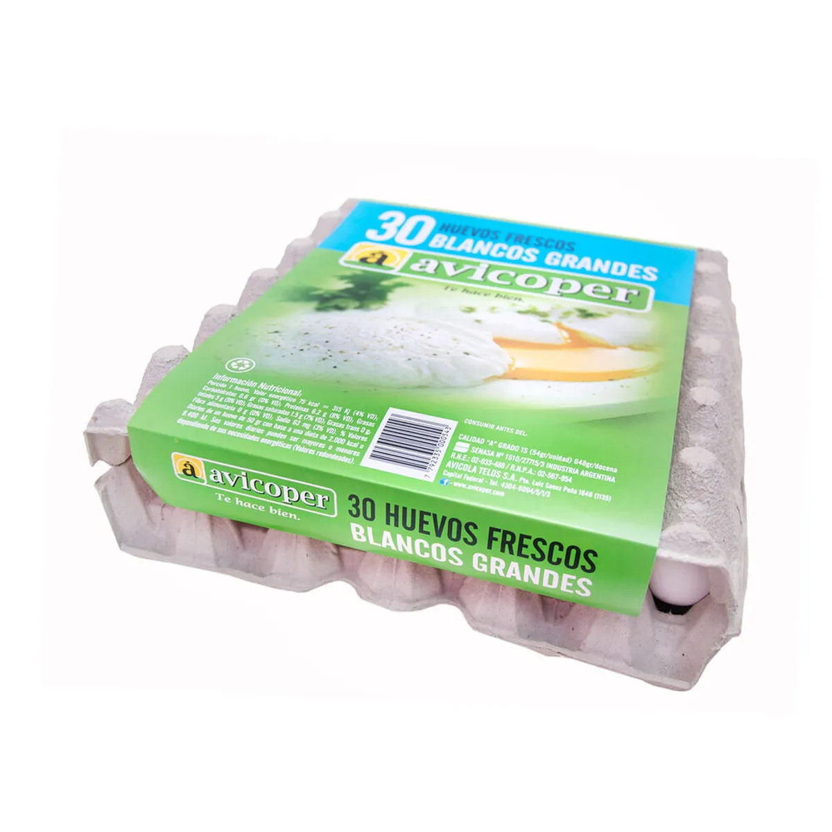 Huevos blancos Avicoper 30 u.