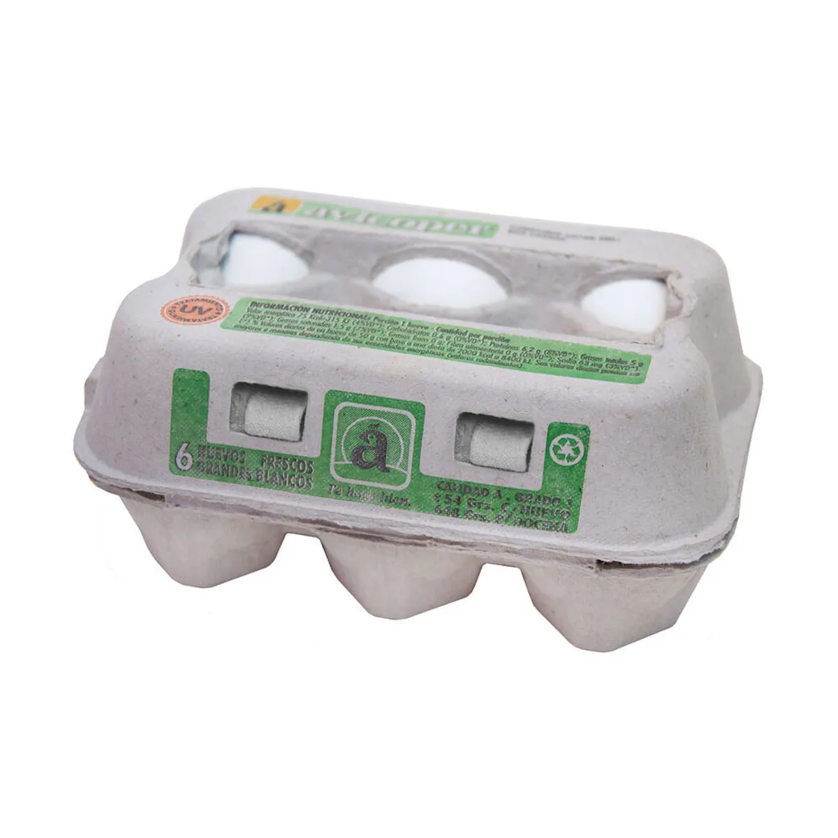Huevos blancos Avicoper 6 u.