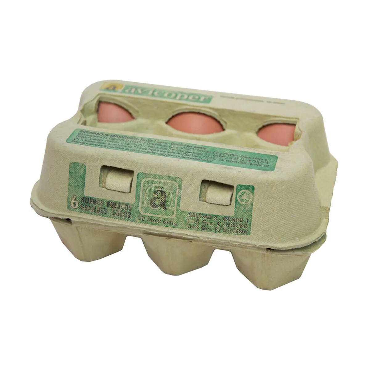 Huevos color Avicoper 6 u.