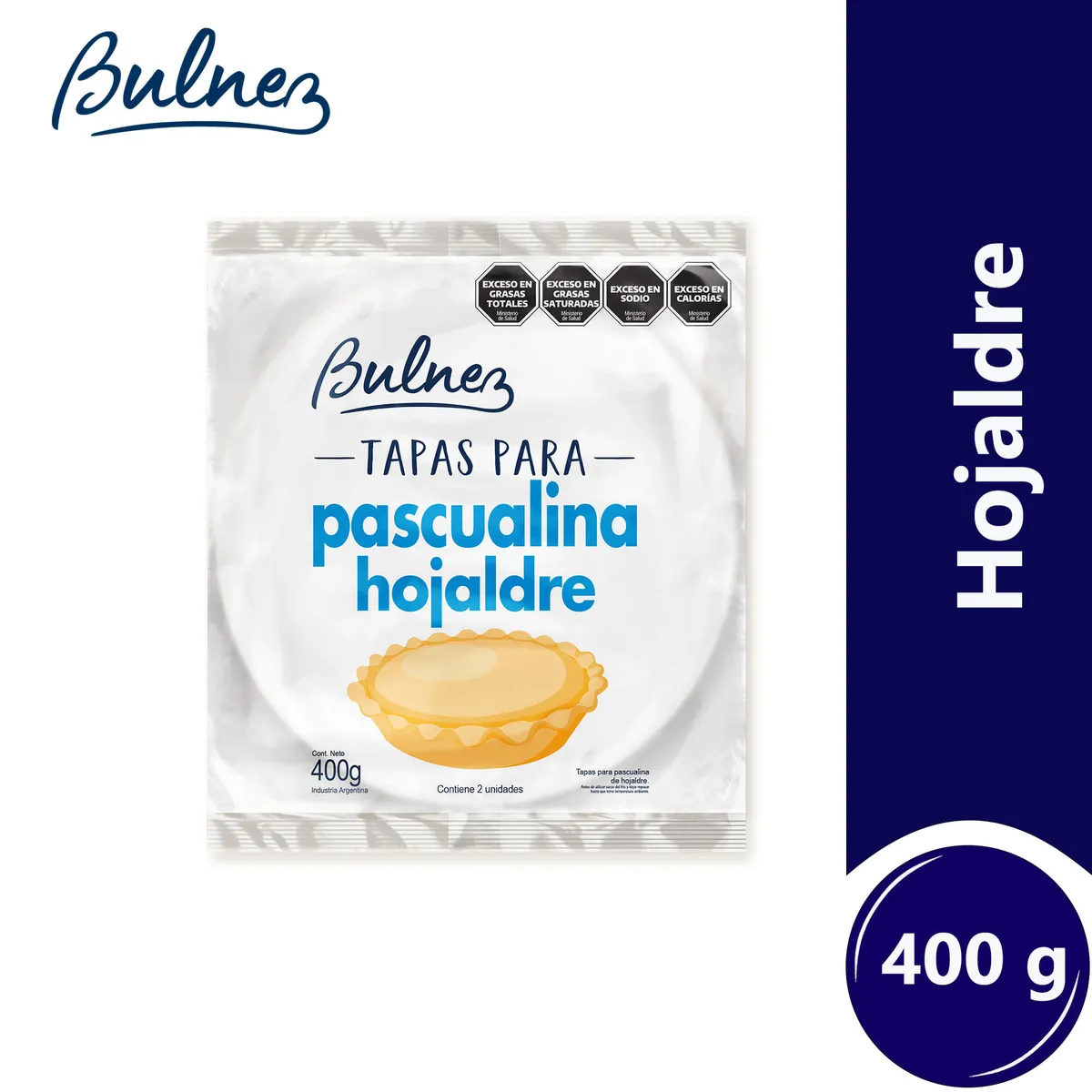 Tapa para pascualina hojaldre Bulnez 2 uni