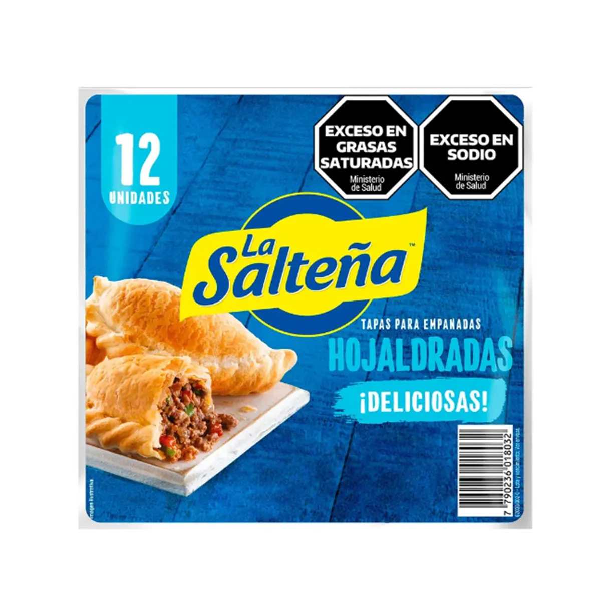 Tapa para empanada horno La salteña mas crocante 12 uni