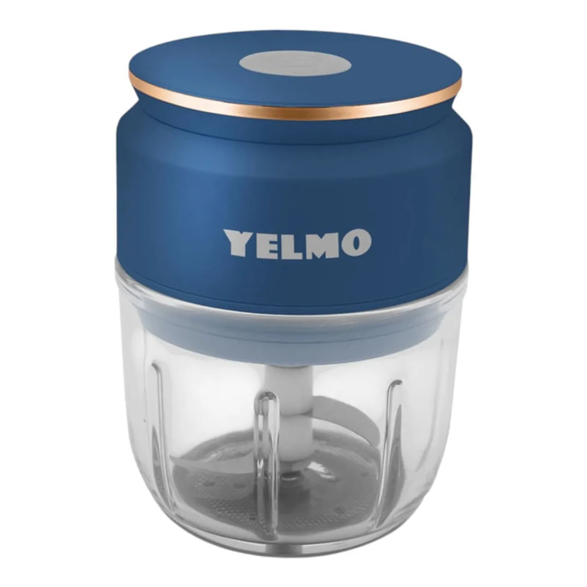 Picadora De Alimentos Yelmo Pc5811 B Recargable Usbc 300 Ml