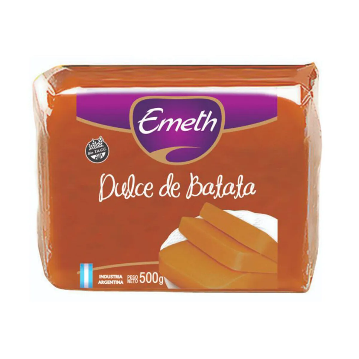 Dulce de batata Emeth pouch sin TACC 500 g.