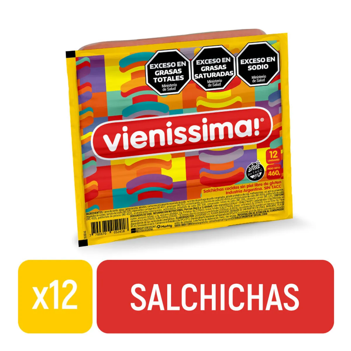 Salchichas Vienissima flow pack 12 uni