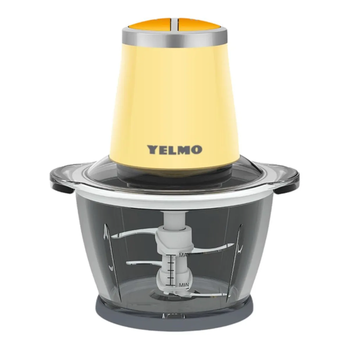 Picadora De Alimentos Yelmo Pc5803 500w Bowl Vidrio 1.2l