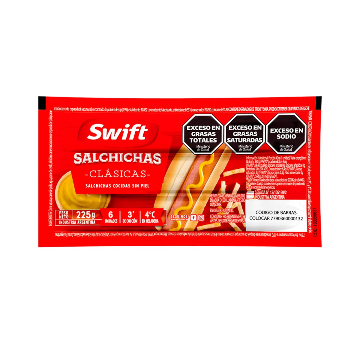 Salchichas Swift 6 u.