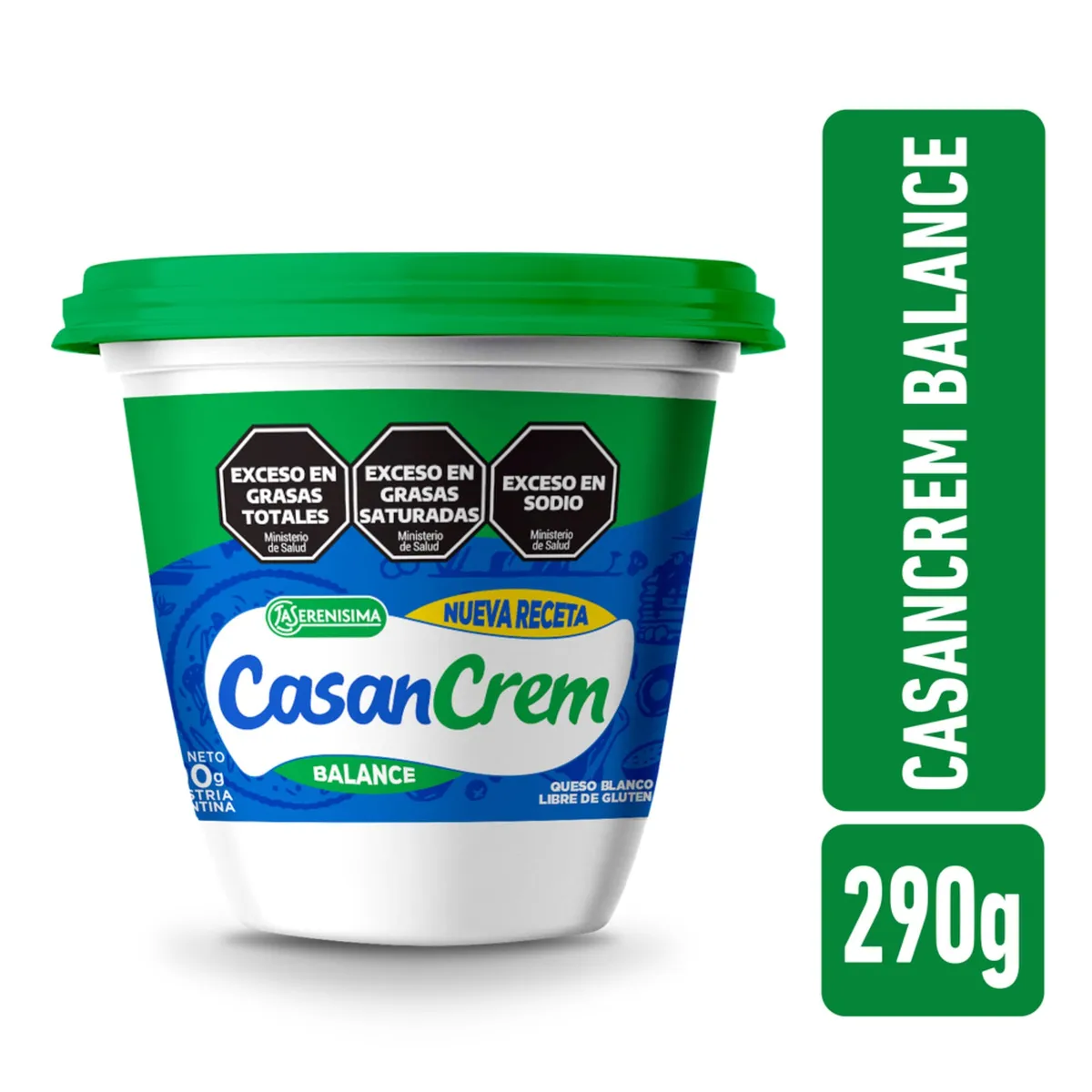 Queso blanco light Casancrem 290 g.