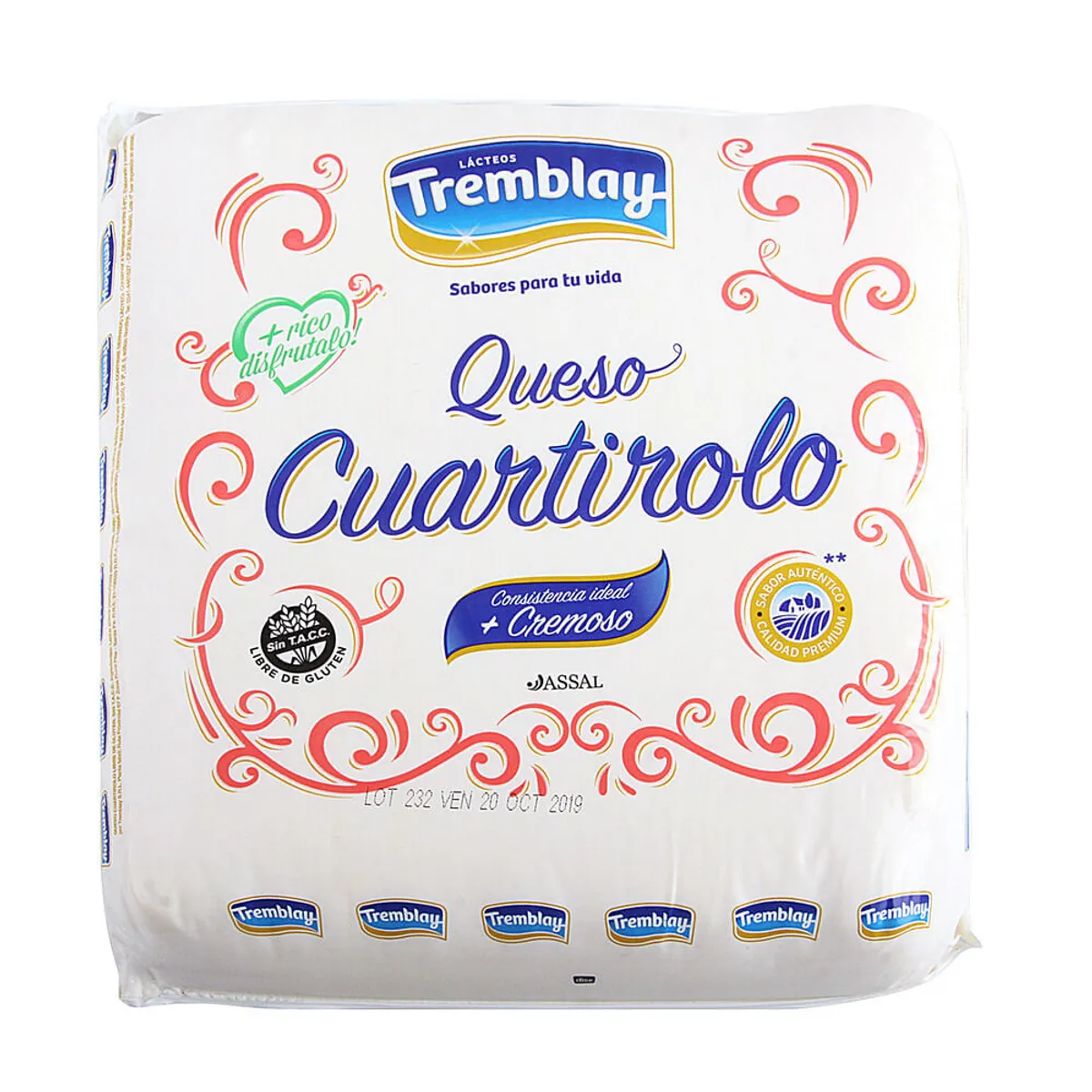 Queso cuartirolo Tremblay x kg.