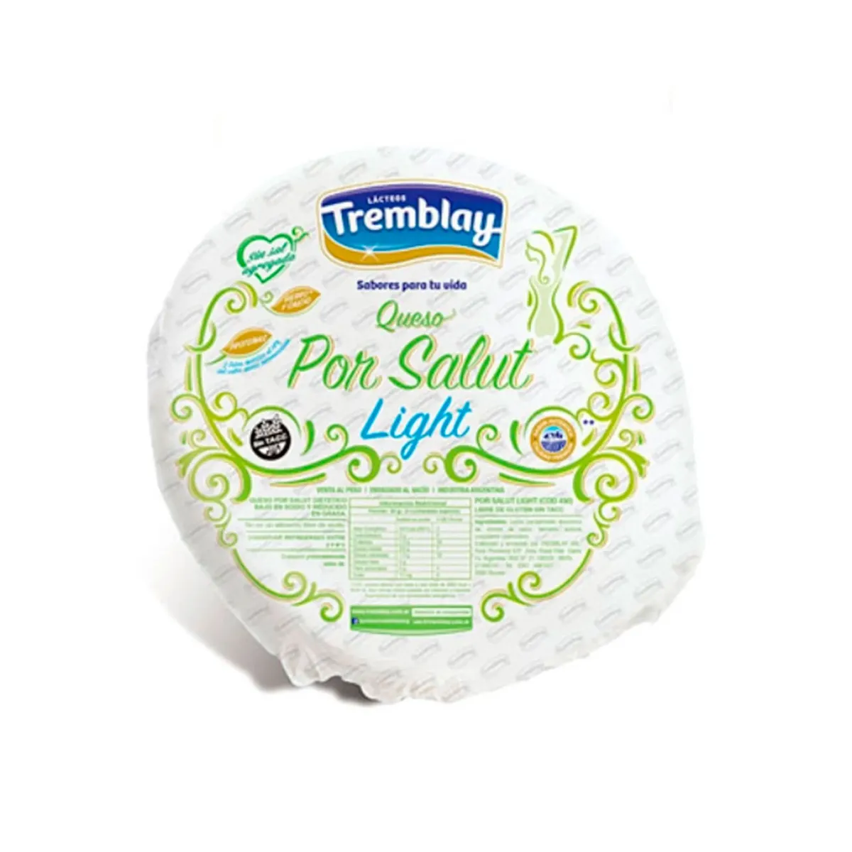 Queso por salut light Tremplay trozado x kg.