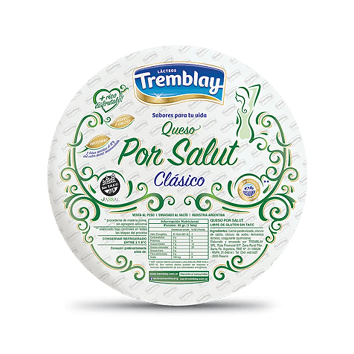 Queso port salut Tremblay trozado x kg.