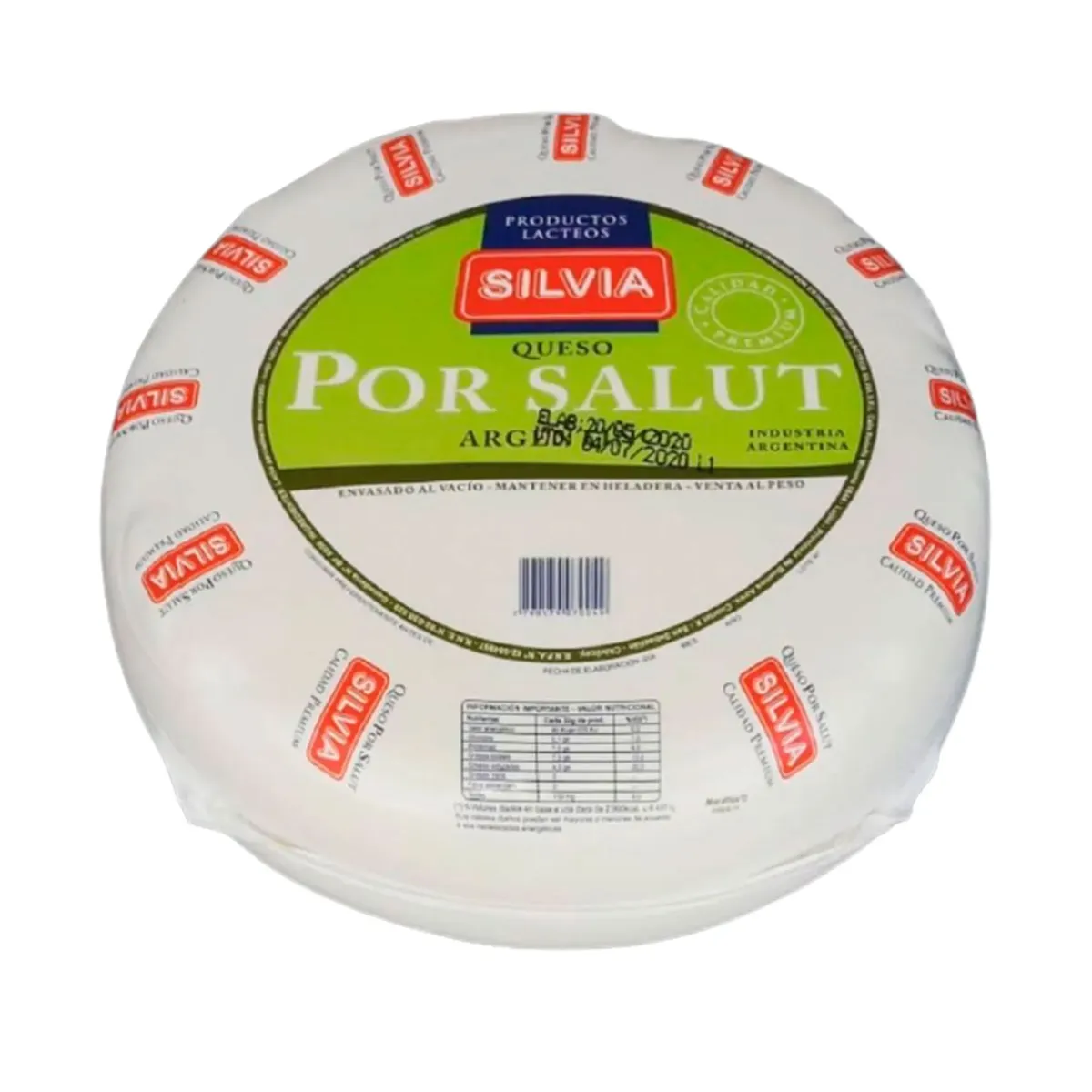 Queso port salut Silvia fraccionado reducido en grasa x kg.