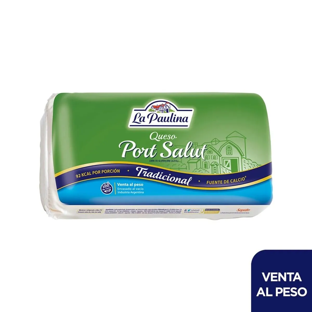 Queso port salut La Paulina media horma x kg.