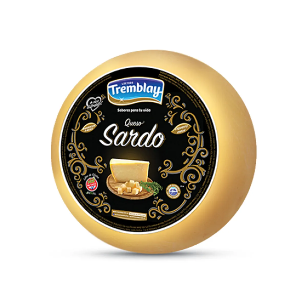 Queso sardo Tremblay trozado x kg.
