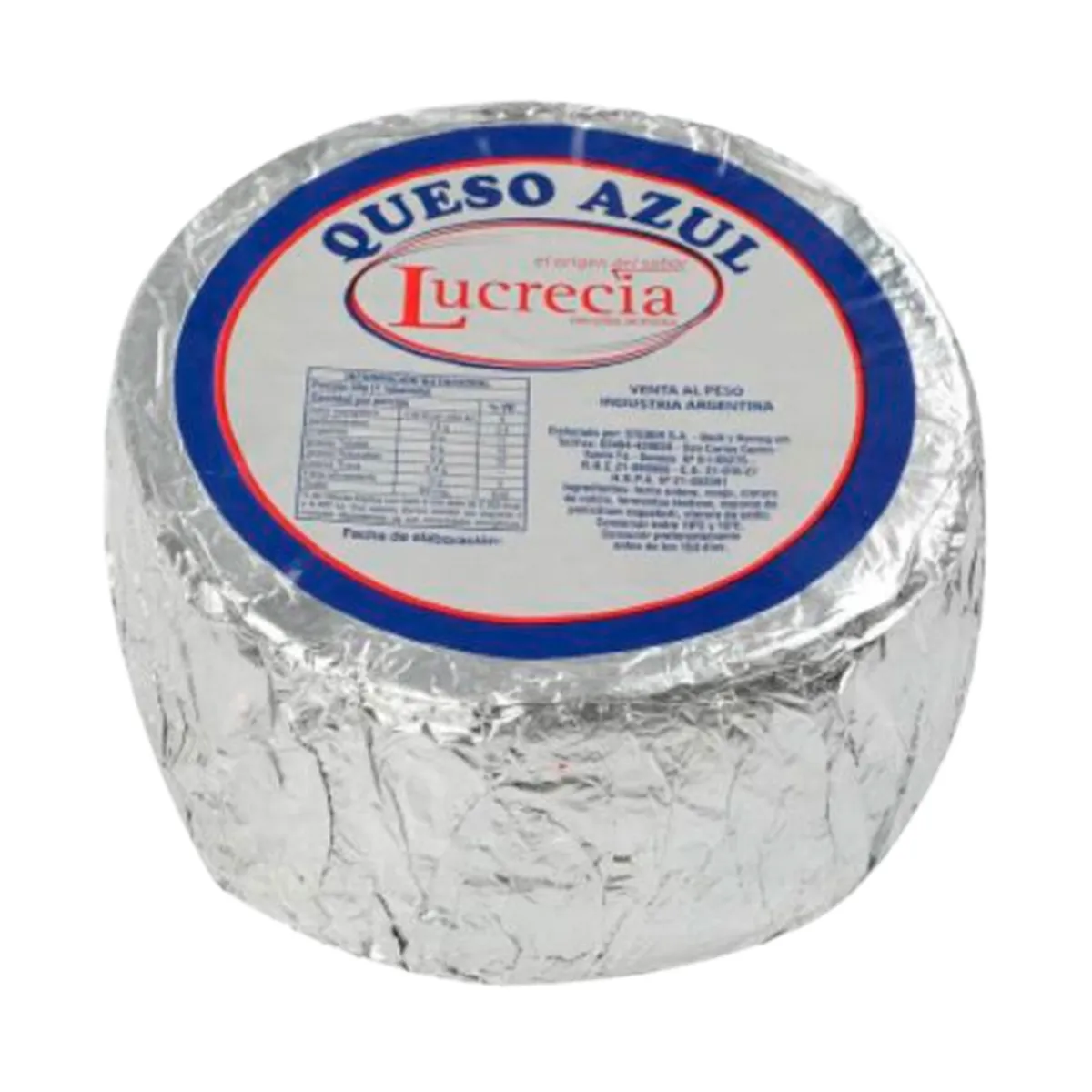 Queso azul Lucrecia x kg.