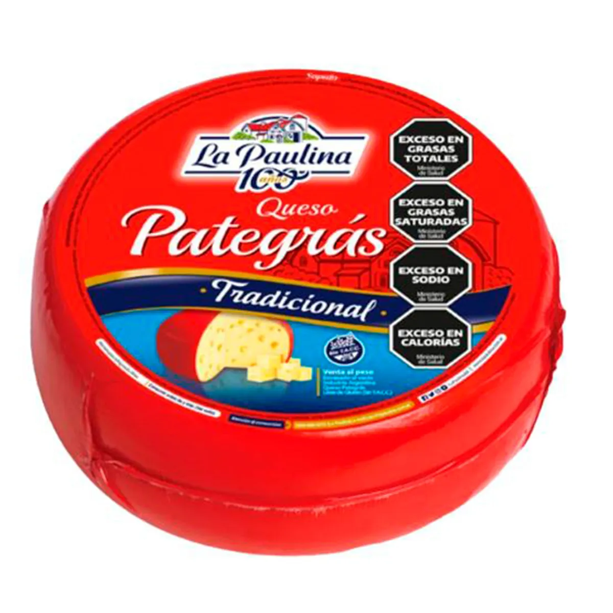 Queso pategrás La Paulina x kg.