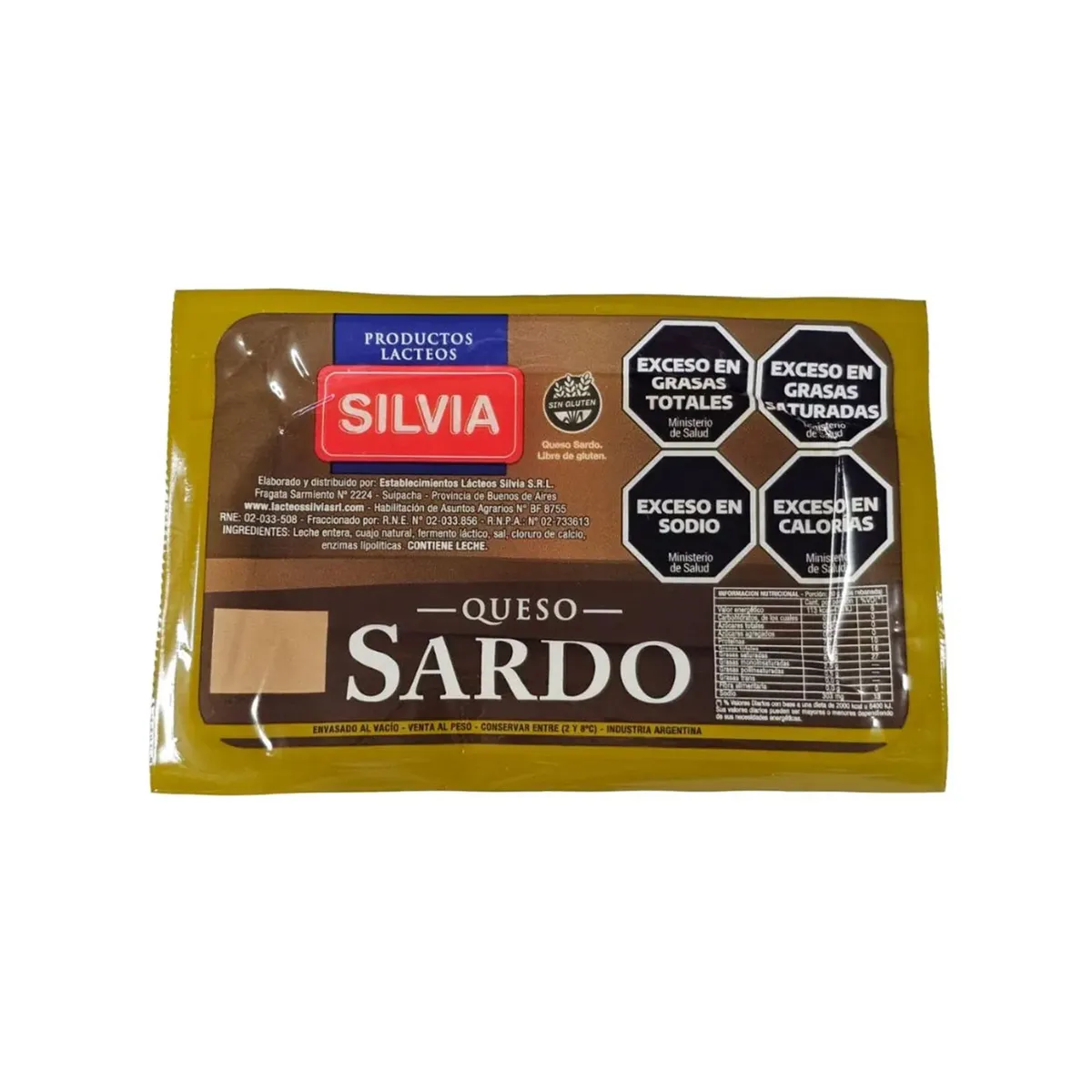 Queso sardo Silvia fraccionado x kg