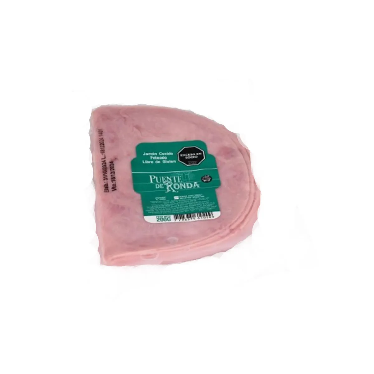 Jamón cocido Puente de Ronda 200 g.