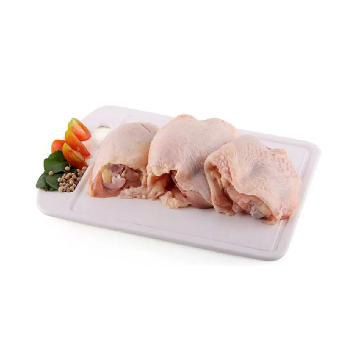 Muslo de pollo congelado x kg.