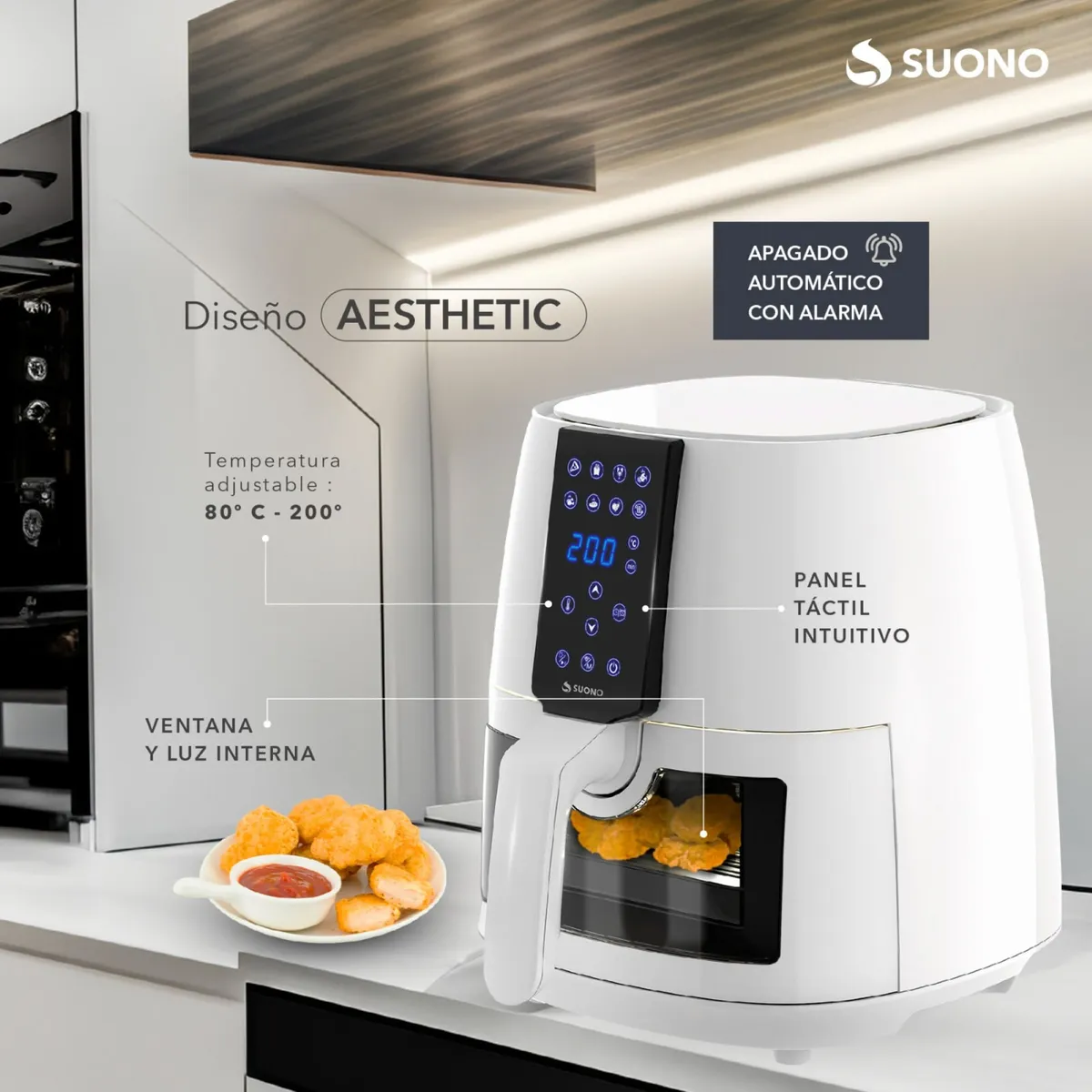Airfryer Suono 3.8l digital hog0154