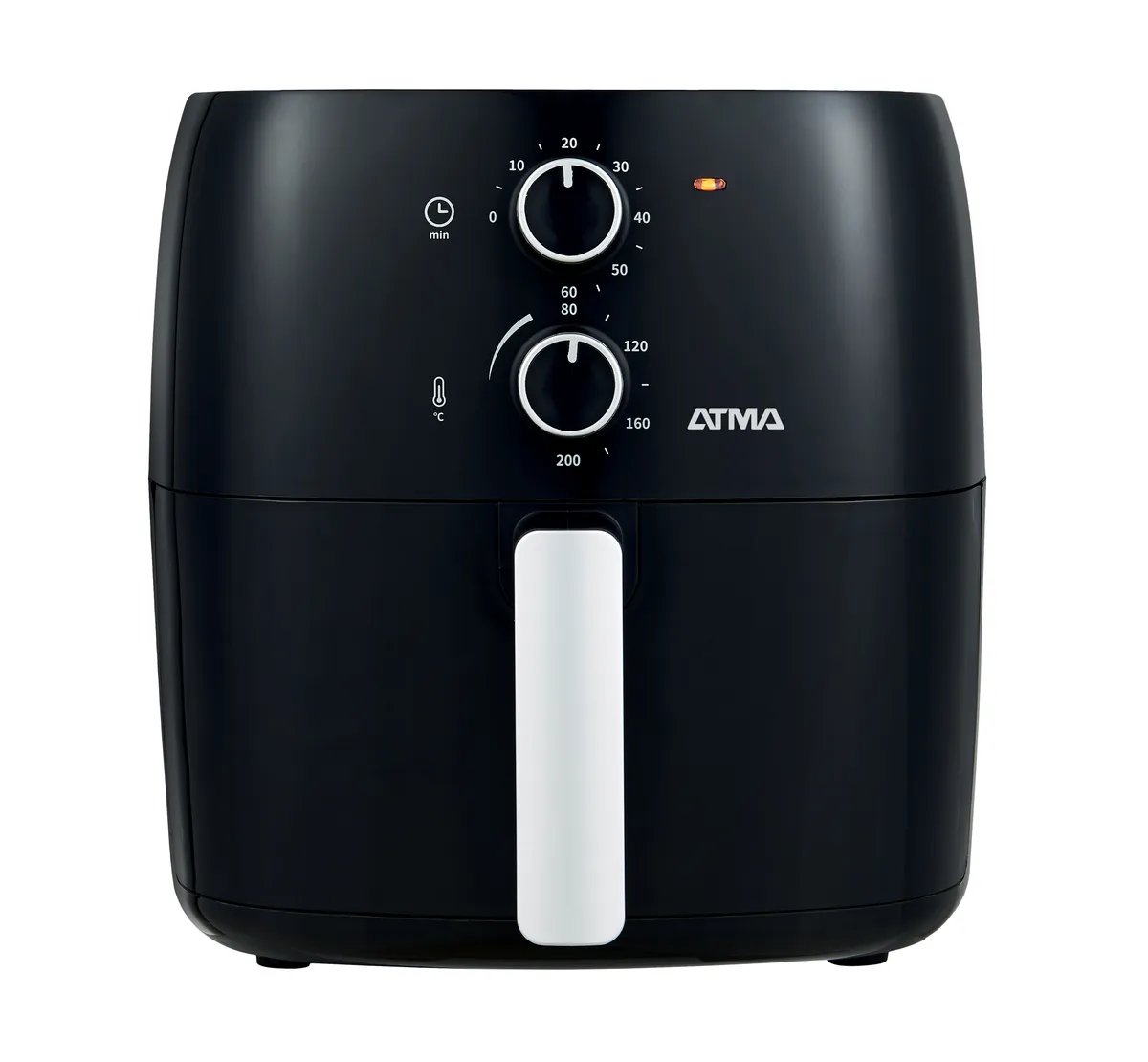 Freidora De Aire Manual Atma 6,5 Lts 1300w Color Negro FR60MABP