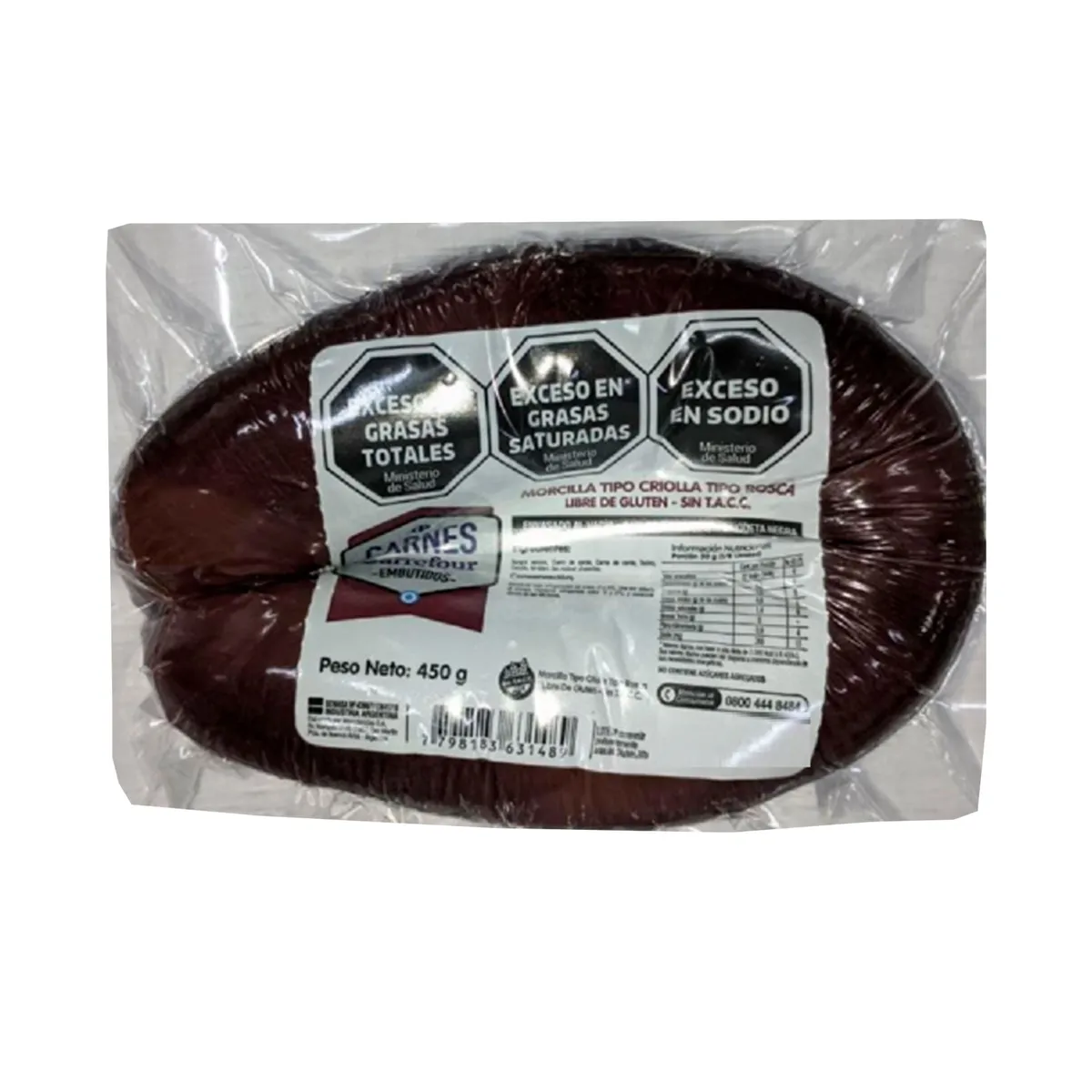 Morcilla rosca Carrefour 450 g