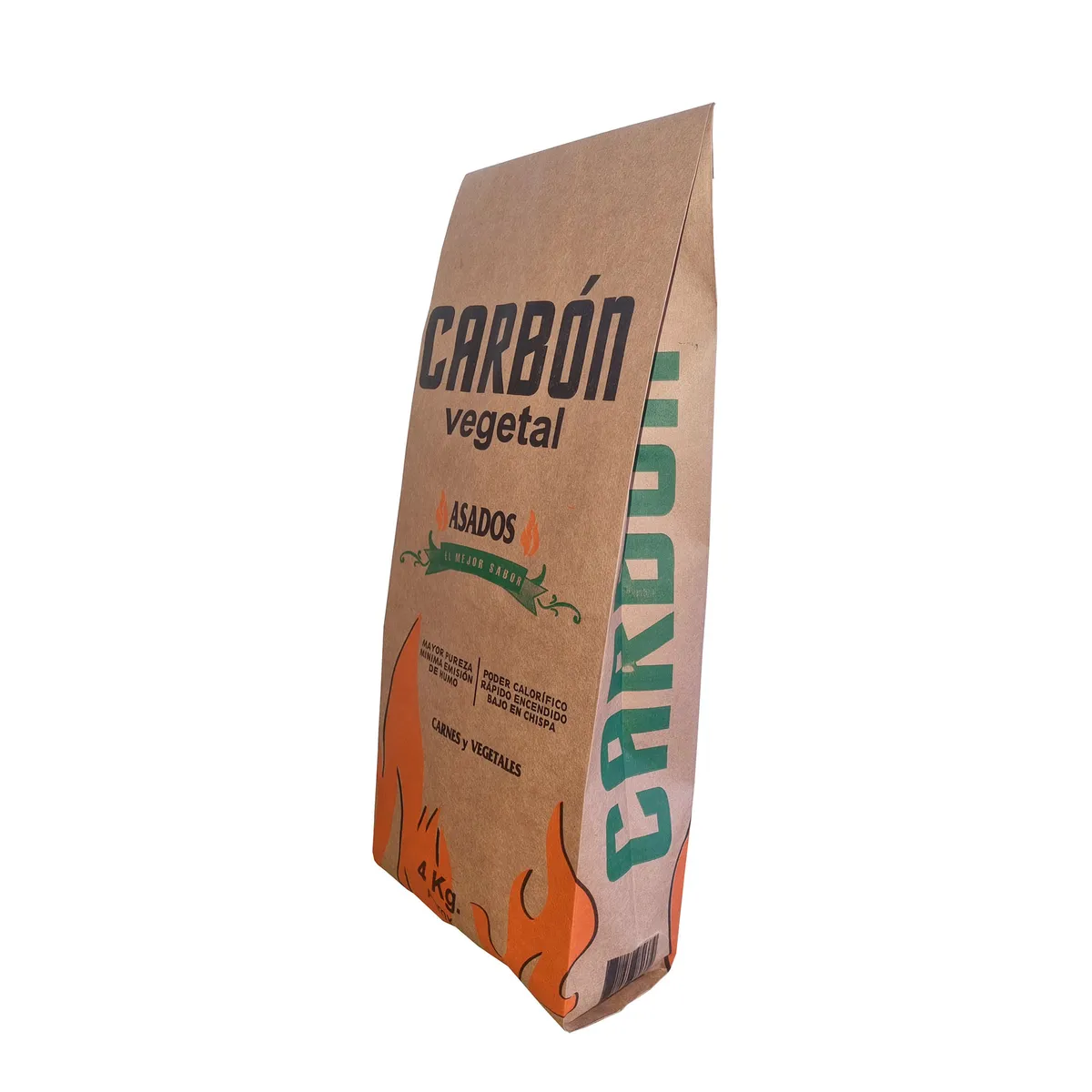 Carbon vegetal asados x 4 kg