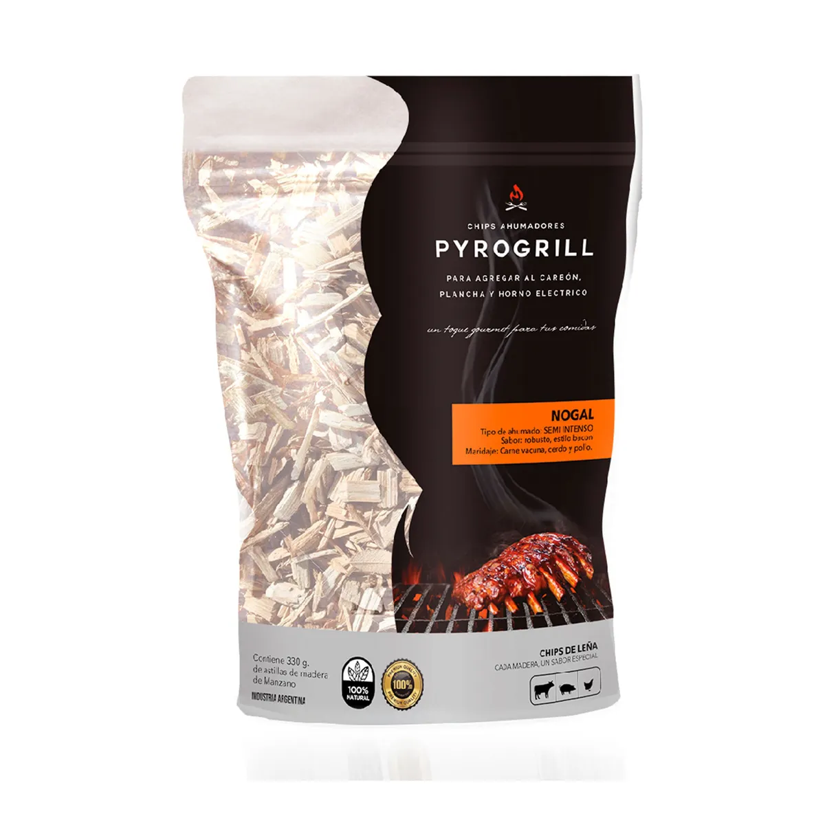 Astilla ahumadora Pyrogrill nogal 300 grs