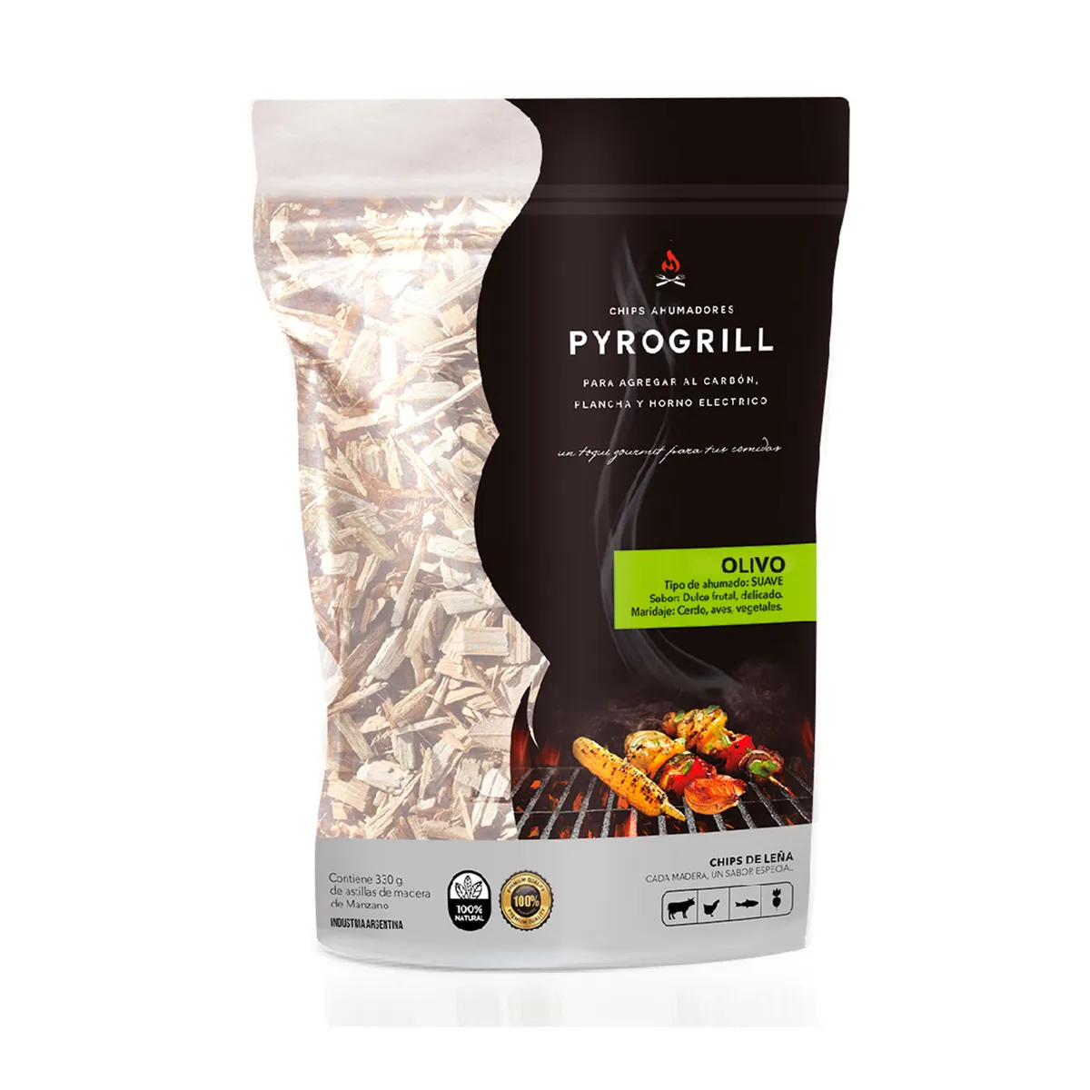 Astilla ahumadora Pyrogrill olivo 300 grs