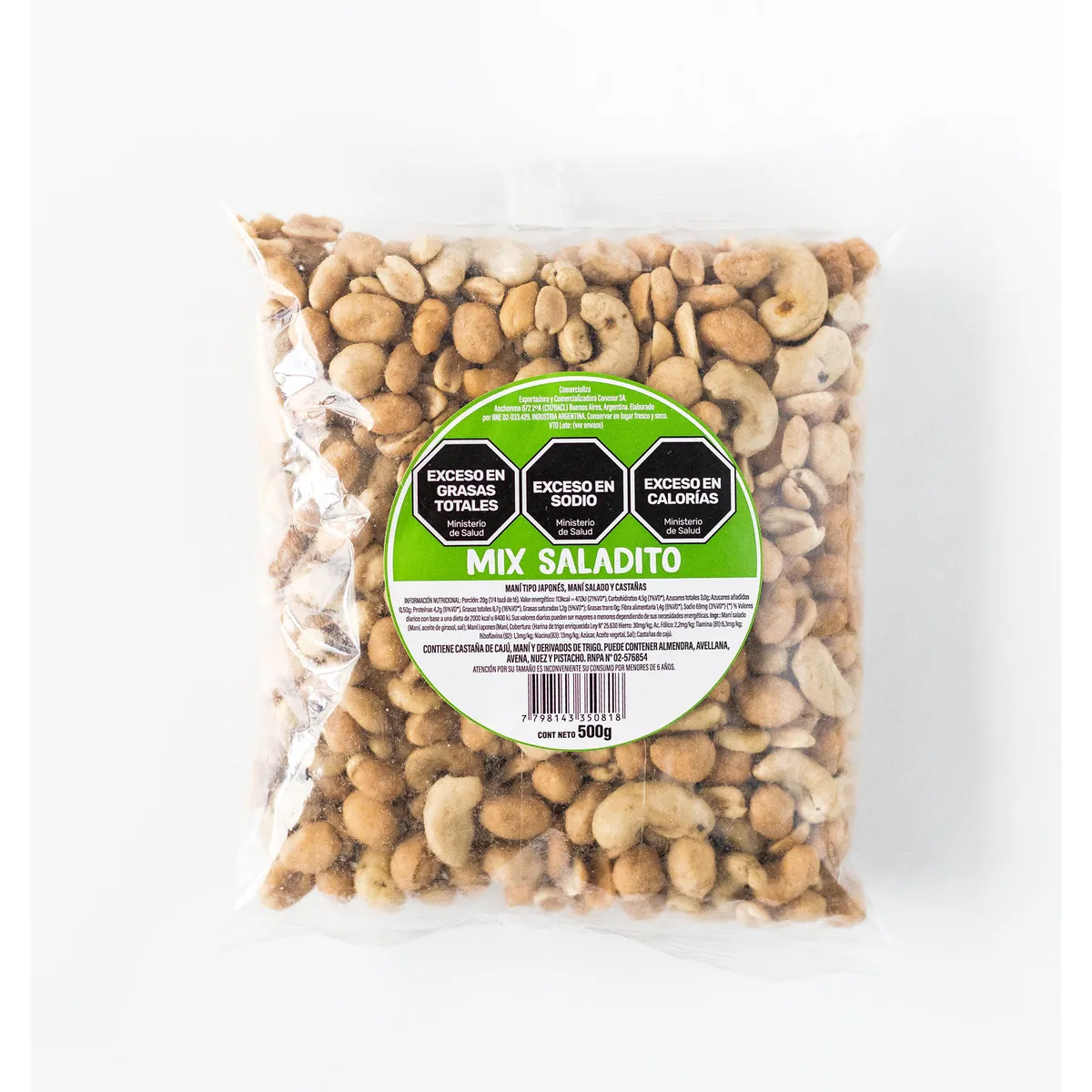 Mix saladito 500 g.