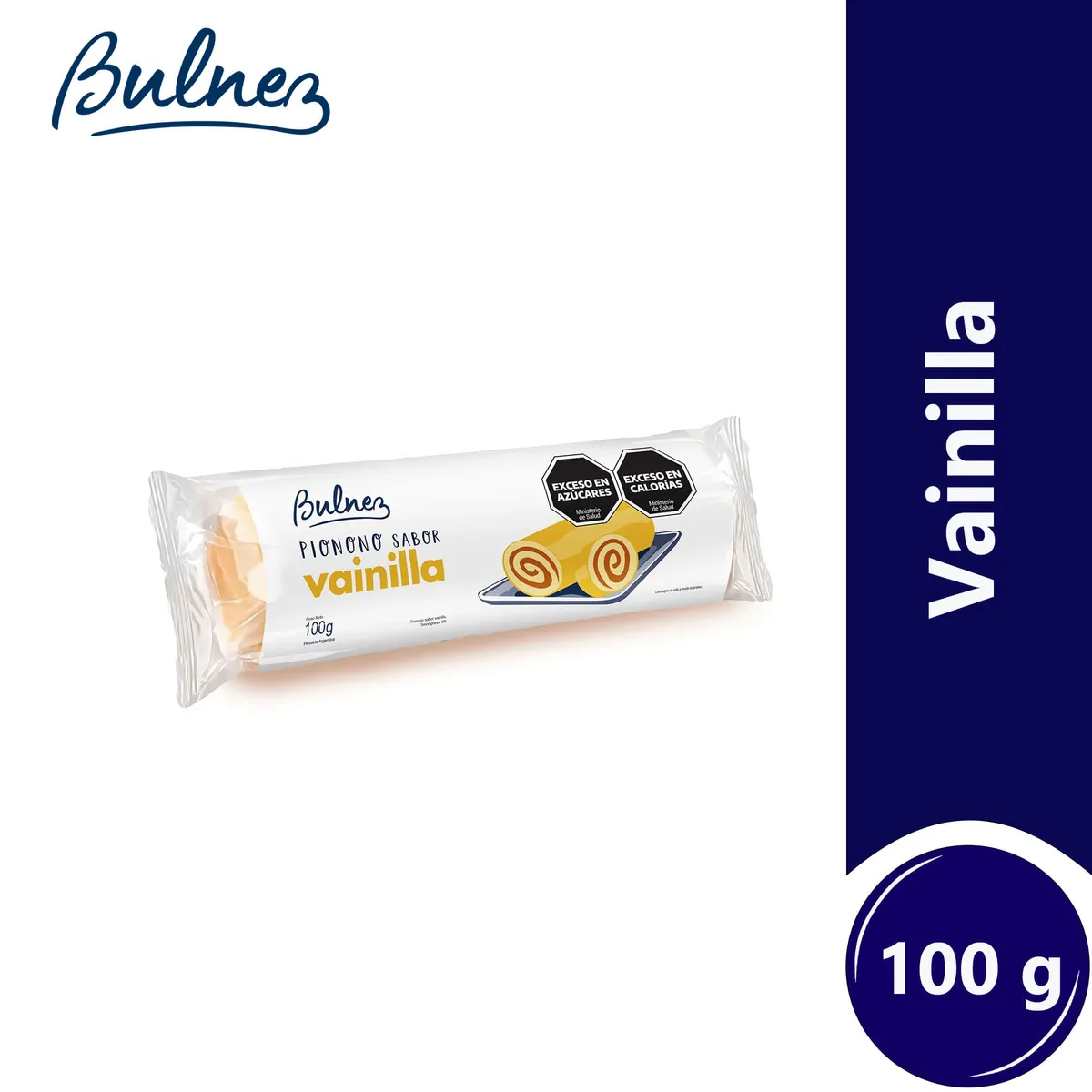 Pionono de vainilla Bulnez 100 g.