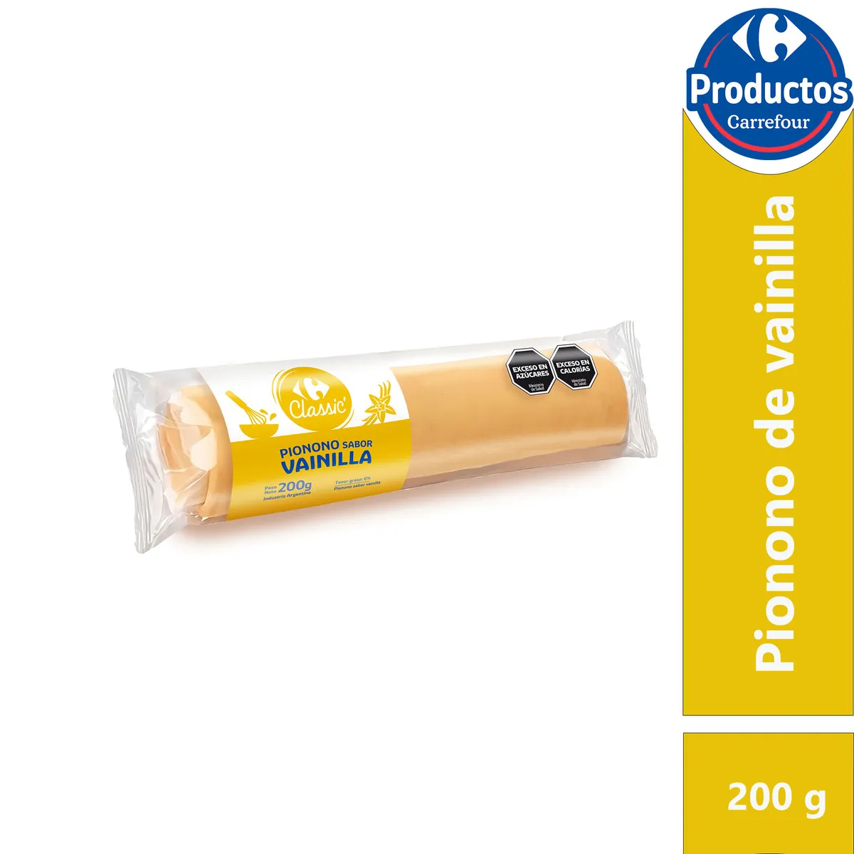 Pionono tradicional Carrefour Classic 200 g.