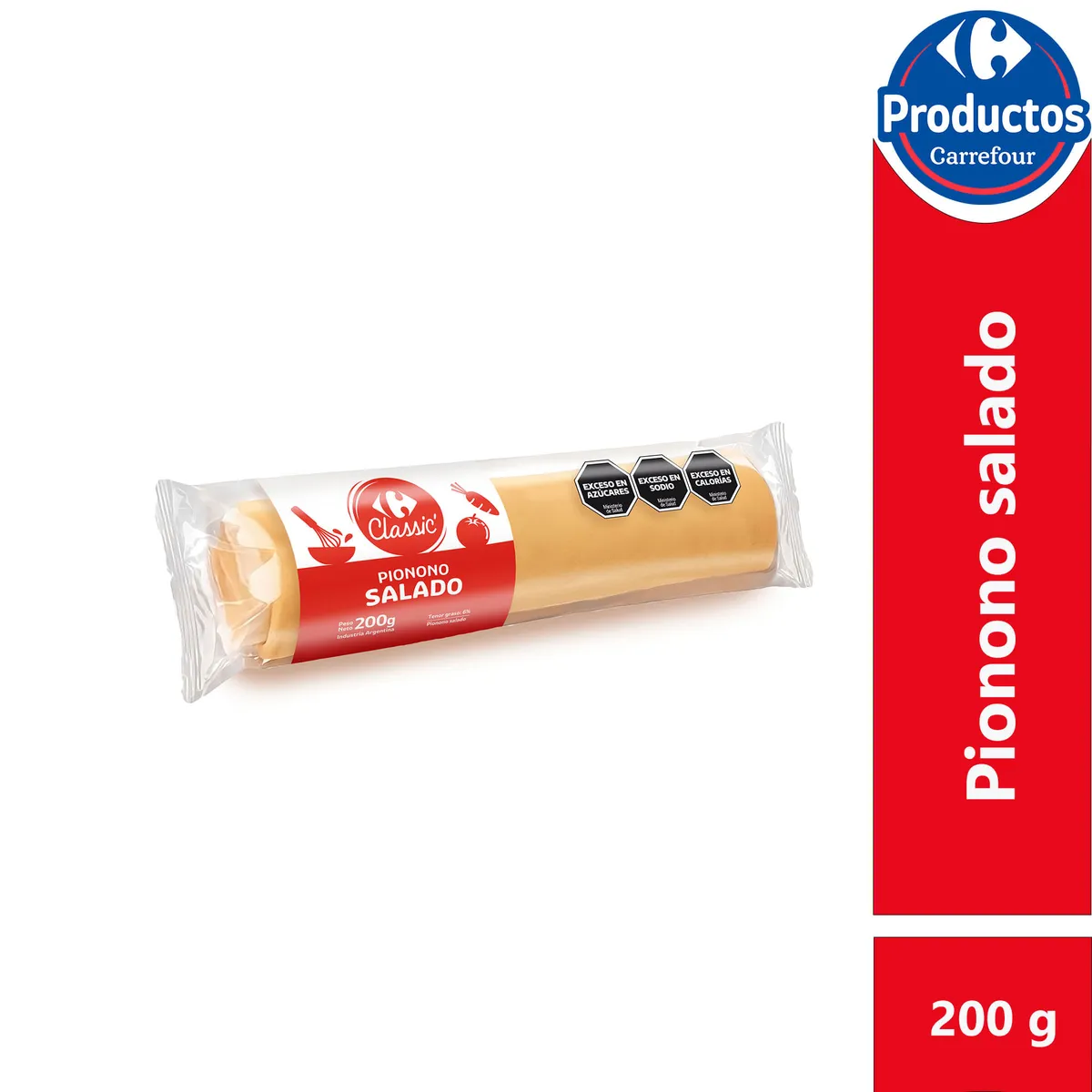 Pionono salado Carrefour Classic 200 g.