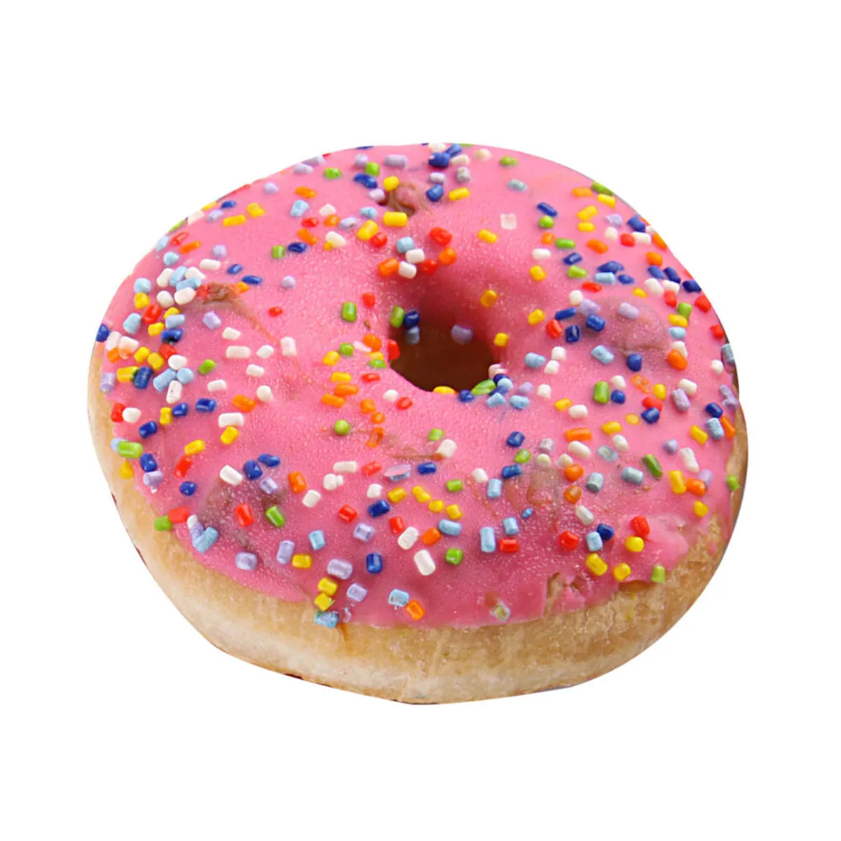 Donut rosa dulce de leche con granas x 1 uni